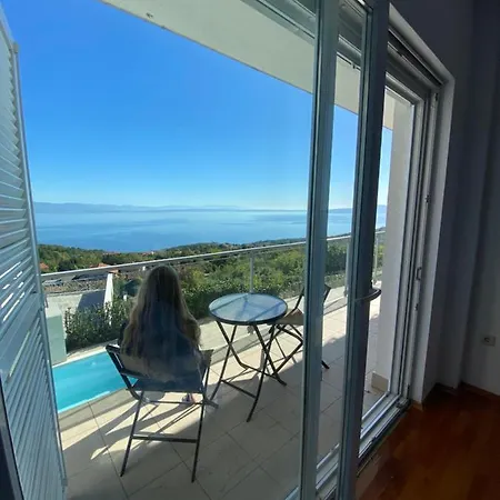 Luxury Villa Eternity - Panoramic Sea View - Box Spring Beds - Opatija-Poljane Exterior photo